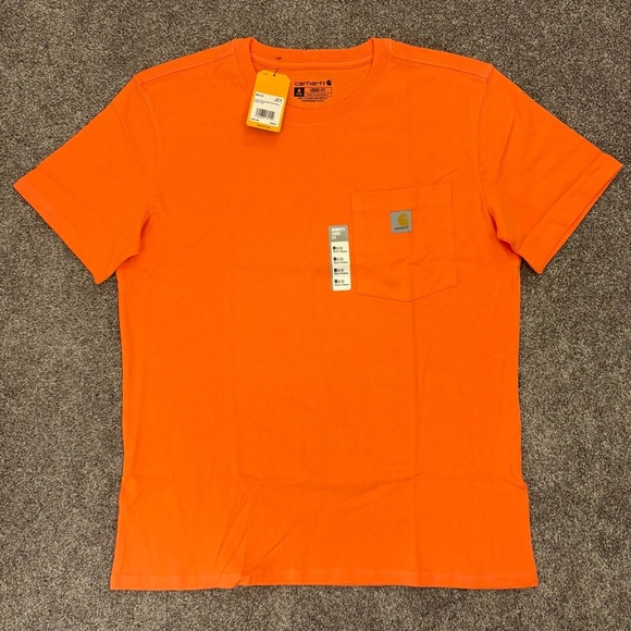 Carhartt Women's Loose Fit T-Shirt Size M Heavyweight Short Sleeves Pocket NWT - Picture 3 of 13